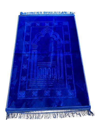Gebetsteppich in der Farbe Blau